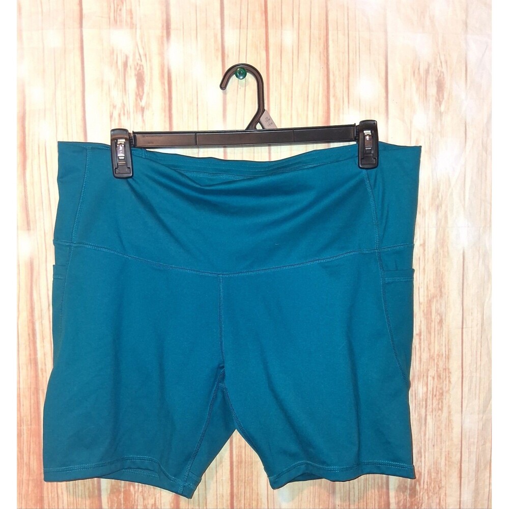 All In Motion Blue Pull-on Shorts Sz 2X